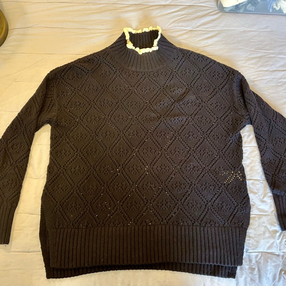Sezane Laurie Jumper in Navy Blue Size M - Picture 6 of 12